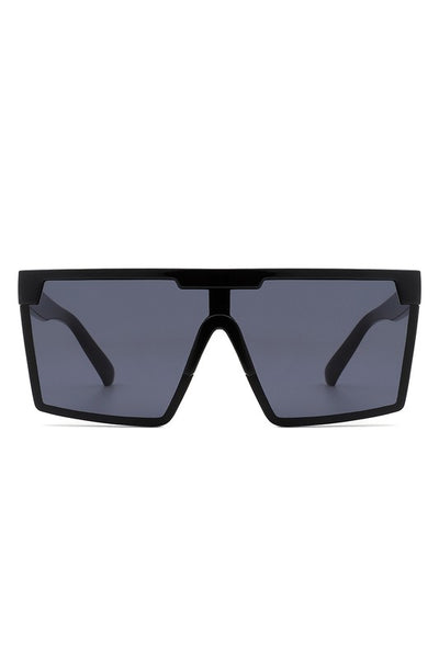 Oversize Square Flat Top Fashion Women Sunglasses