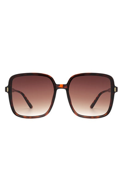 Classic Square Flat Top Fashion Sunglasses