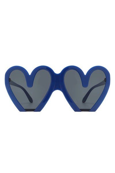 Heart Shaped Oversized Party Fashion Sunglasses