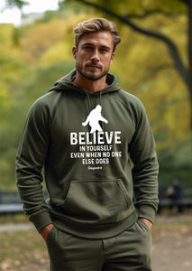 Believe In Yourself Graphic Hoodie - Plus Size