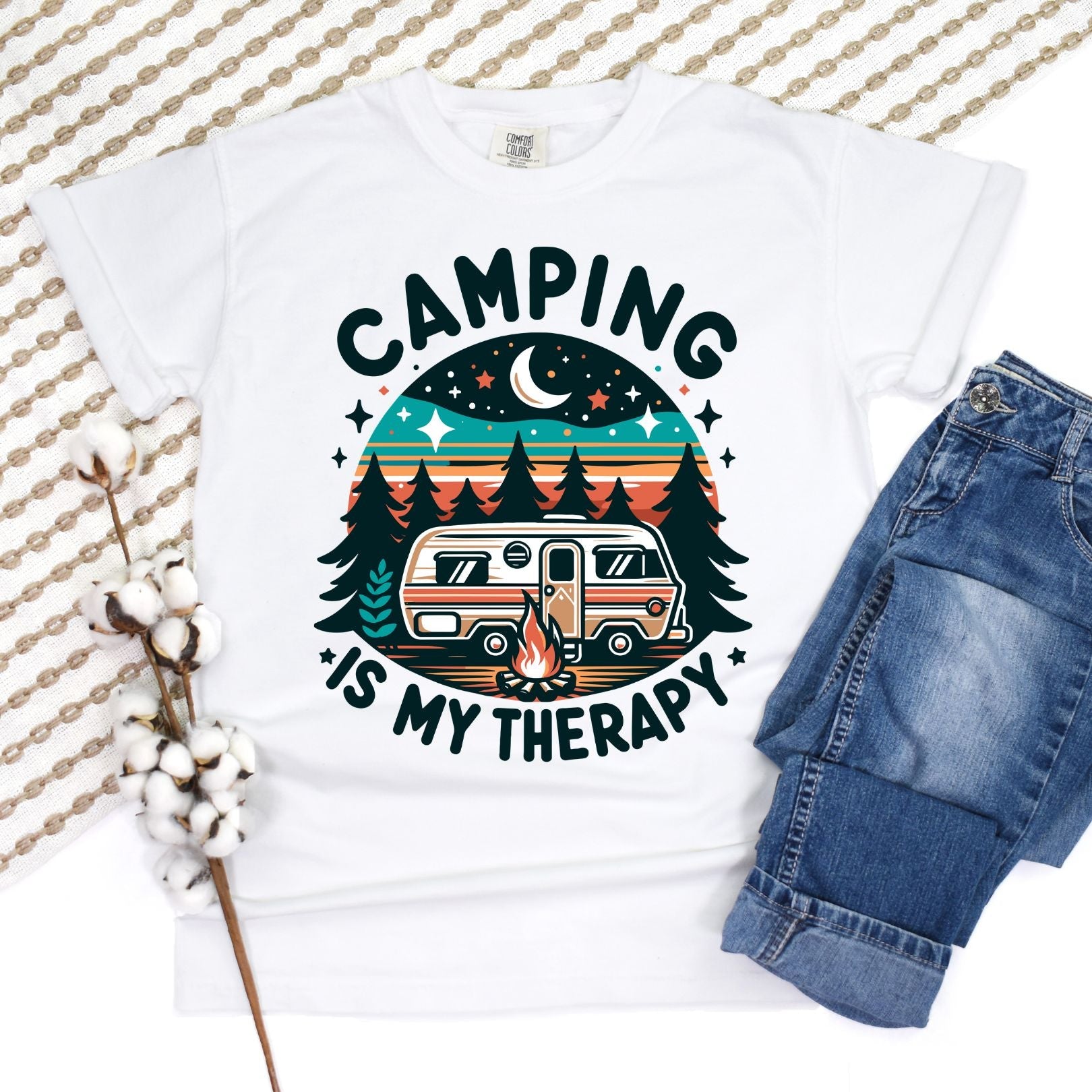 PREORDER: Camping is My Therapy Graphic Tee