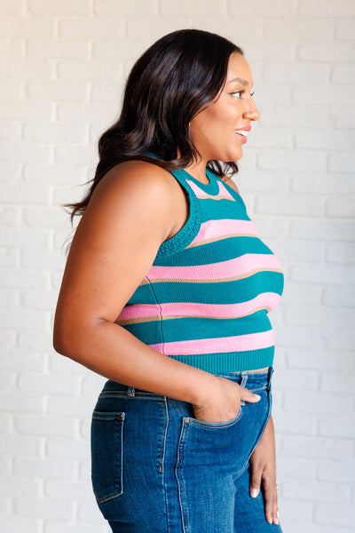 Scholarly Pursuits Knit Striped Tank