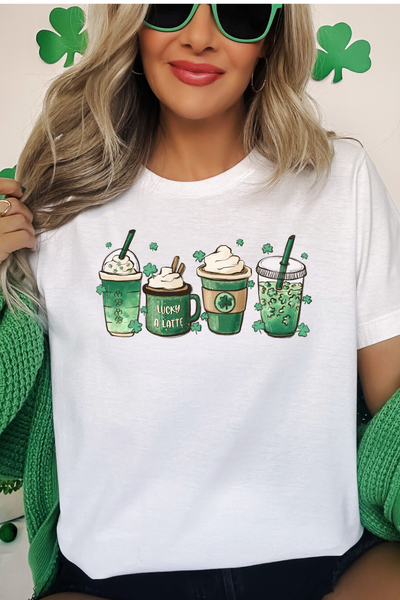 ST. PATRICK LATTE TEE (BELLA CANVAS)