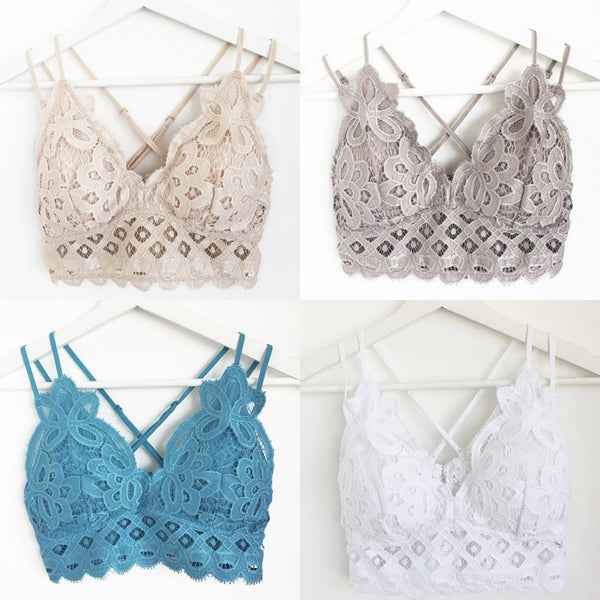 Scallop Lace Bralette - Ruby Rebellion