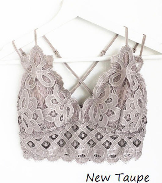 Scallop Lace Bralette - Ruby Rebellion